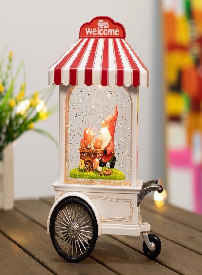 كرة ثلجية لعيد الميلاد، زينة أقزام مضيئة للمنزل، فانوس موسيقي على شكل كرة ثلجية لتزيين المنزل في العطلات وعيد الشكر - Image 5